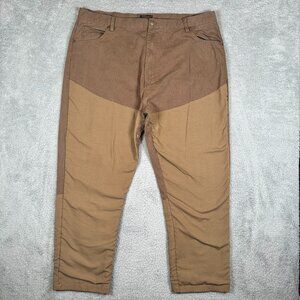 Gamehide Men's Woodsman Faced Cotton Upland Hunting Jean Dark Brown 46x32 Plus